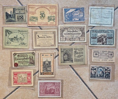 Banconote austria 40 - 20, 50