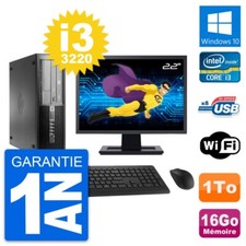 PC HP Pro 4300 SFF Ecran 22"