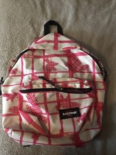 zaino eastpak rosa e bianco