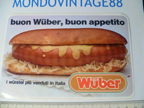 Wuber wurstel italia - italia, raro