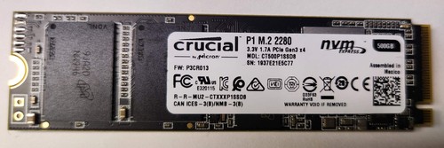 Crucial 500 2 nvme - gb, m.2