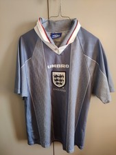 England Umbro 1996-1997 Away Shirt Vintage Very Rare Tg M