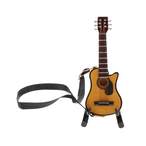 Chitarra legno miniatura - in,