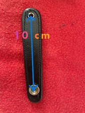 Serramantice per fisarmonica in cuoio cm 10 cm coppia colore nero