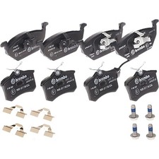 Pastiglie Freno Anteriori + Posteriori Brembo per Audi, Seat, Skoda e VW