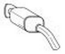 103 cv Catalizzatore per Fiat