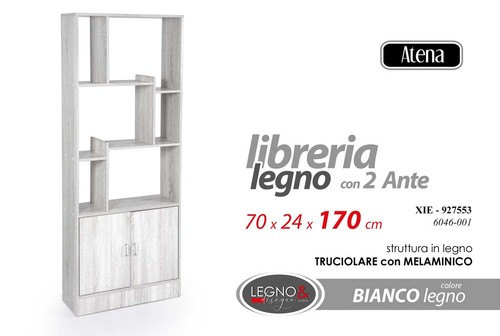 Libreria salvaspazio scaffale - libreria,