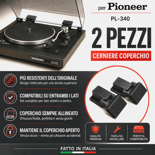 Cerniere giradischi coperchi - cerniere,