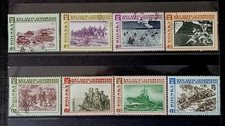 POLONIA 1968 lotto parziale di 8 francobolli ESERCITO 25° ANNIVERSARIO. Usato
