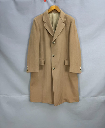 Cappotto lungo cammello uomo