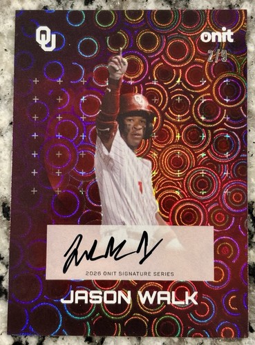 Autografo baseball jason walk - autografo,