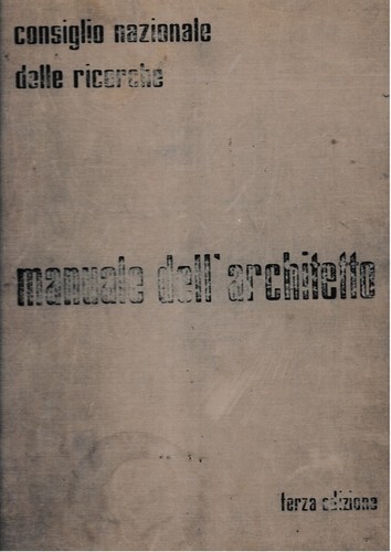 Manuale dell architetto - manuale, dell'architetto