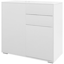 Credenza moderna bianco lucido