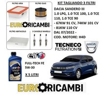 Tagliando filtri candele olio - filtri,