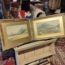 Coppia 2x Antiche Stampe