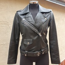 Giubbotto Chiodo in vera pelle