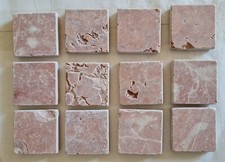 QUADRATINI IN MARMO ROSSO DI