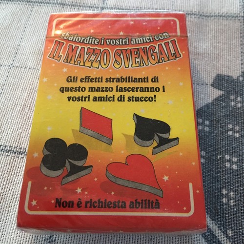 Mazzo carte svengali - di,