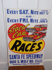 Poster Cartone Vintage Stock Auto Gare Chicagoland
