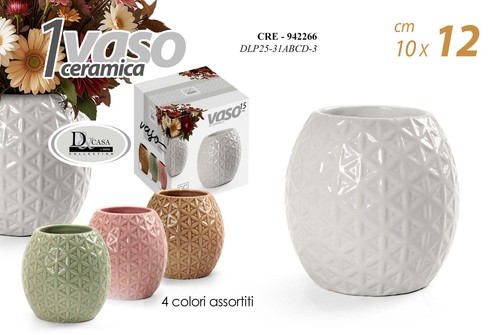 Vaso geometrico ceramica
