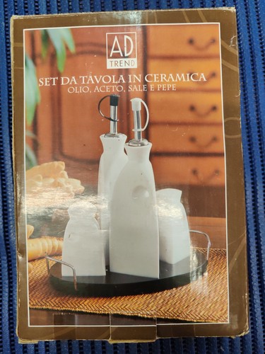 Set tavolo ceramica olio - tavolo,