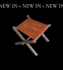 VECCHIO SGABELLO CUOIO