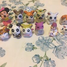 LOTTO HAMTARO HASBRO GIOCHI PREZIOSI  PERSONAGGI + Contenitore Conchiglia Simba
