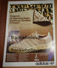 pubblicità TENNIS 1978 : ADIDAS Cangoran + Ilie NASTASE un angoscioso timore