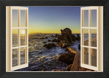 Finestra aperta vista mare