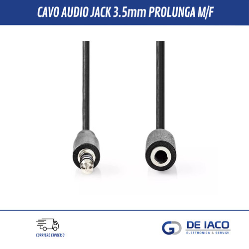 Cavo audio jack mm - audio, 3.5