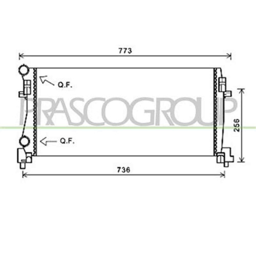 Radiatore per audi 5 - radiatore, 3/5