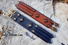 Wide leather cuff Men's Johnny