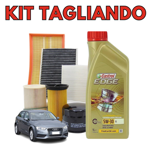 Kit tagliando audi 0 tdi - audi, a3