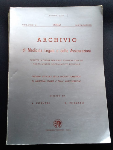 Archivio medicina legale e - legale,