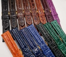 Cinturino caimano lucido made