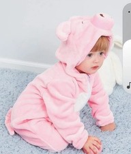 MICHLEY Baby Pink Pig Costume
