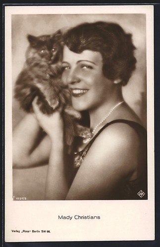 Cartolina attrice mady - cartolina,