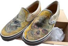 Vans Classic Slip-On Vincent Van Gogh Skull VN0A38F7U48 UK 9 US 10 EU 43 LIMITED