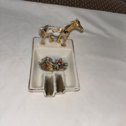 Posacenere coppia cavalli