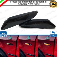 COPPIA FRECCE LATERALI FUME' PROGRESSIVE A LED ALFA ROMEO 147 RESTYLING CANBUS