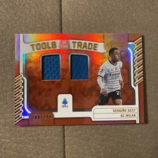 PANINI CHRONICLES 2022 2023 SERIE A AC MILAN TOOLS OF THE TRADE PATCH DEST /299