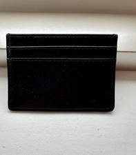 Portafoglio in pelle nero per