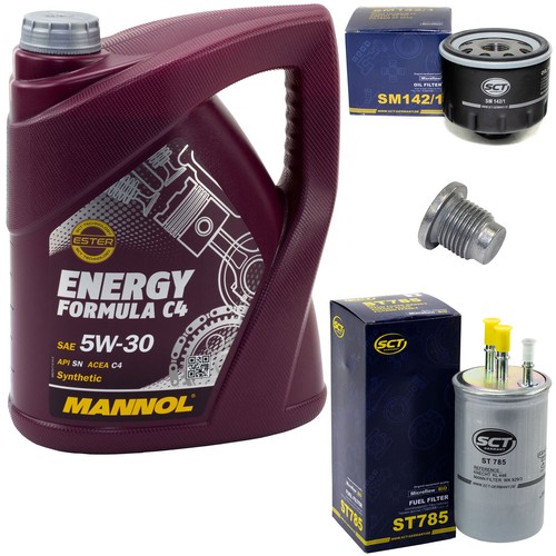 Kit revisione olio - olio, 5l