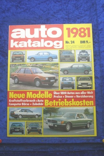 Catalogo auto 1981 24 - auto, n.