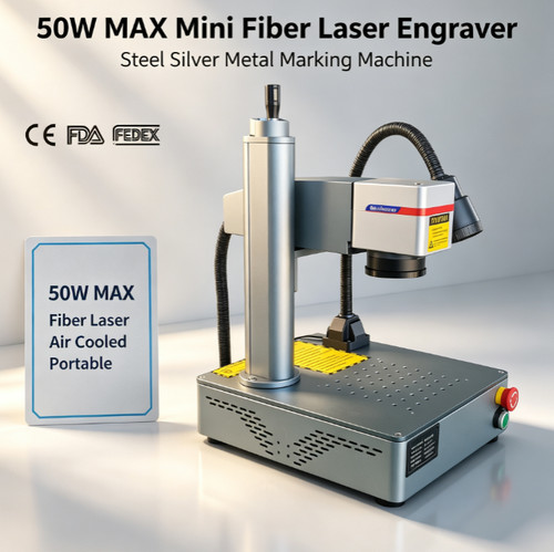 Mini incisore laser fibra - , 50w