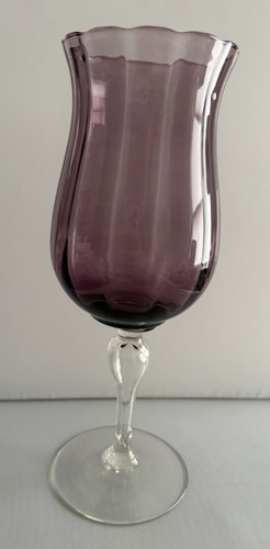Vaso calice vetro artistico