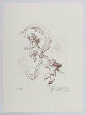Putti con drappo –