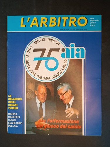 Rivista arbitro figc 1986 87 - rivista, l'arbitro