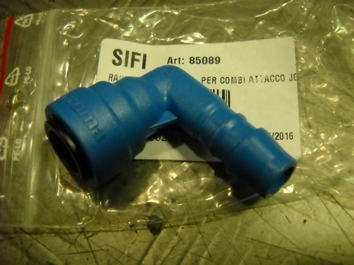 Raccordo angolare blu attacco - raccordo,