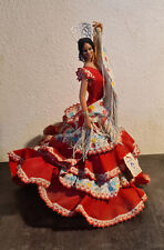 BAMBOLA SOUVENIR SPAGNOLA  MARIN CHICLANA BALLERINA FLAMENCO 28CM vintage